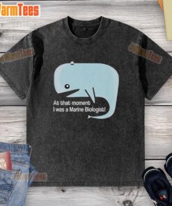 Official Whale T-shirt featuring a marine biologist design, perfect for ocean lovers and wildlife enthusiasts.
