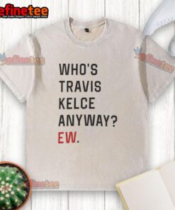 Alt Text: Official Who's Trevor Anyway EW Washed T-Shirt in soft fabric, featuring a trendy design for casual wear.