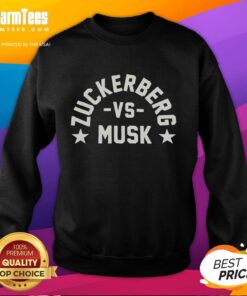 Official Zuckerberg vs Musk sweatshirt featuring bold graphics and unique design for tech enthusiasts and fans.