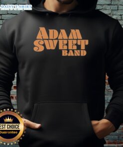 Alt Text: Original Adam Sweet Band Logo Hoodie featuring vibrant colors and a stylish design for music fans and collectors.