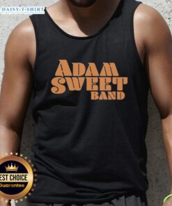 Original Adam Sweet Band Logo Tank Top featuring vibrant design for music lovers and fans of Adam Sweet.