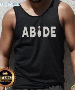 Original Bowling Abide Tank Top featuring a stylish design perfect for bowling enthusiasts and casual wear.