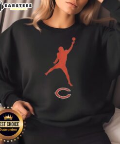 Original Caleb Williams Iceman Chicago Bear logo sweatshirt featuring a vintage design and cozy fit for fans.