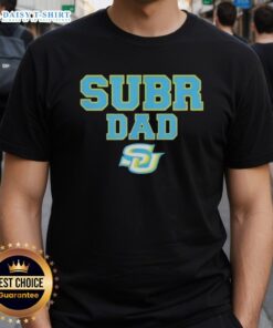 Alt Text: Original Campus Lab Southern University Jaguars Dad Logo T-Shirt featuring bold graphics and vibrant colors.