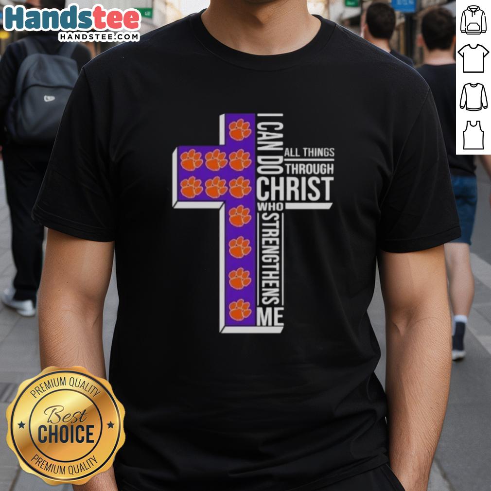 original-clemson-tigers-womens-basketball-cross-i-can-do-all-things-through-christ-who-strengthens-me-t-shirt Original Clemson Tigers Women's Basketball Cross T-Shirt featuring 'I Can Do All Things Through Christ Who Strengthens Me' design.