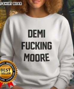 Original Demi Moore sweatshirt featuring a stylish design and vibrant colors, perfect for fans of the iconic actress.