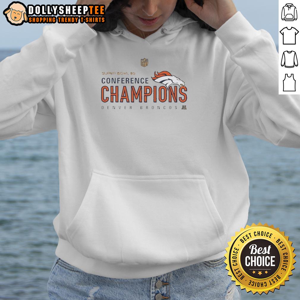 Original Denver Broncos Super Bowl 50 Conference Champions Hoodie Alt Text: Original Denver Broncos Super Bowl 50 Conference Champions hoodie featuring team logo and vibrant colors.