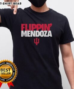 Original Fernando Flippin' Mendoza Indiana Hoosiers Football T-Shirt featuring bold team colors and vibrant logo design.