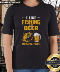 Original Fish and Beer tee featuring a fun fishing and beer design, perfect for fishing enthusiasts and casual outings.