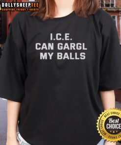 Original Gaming Disorder PAWG I.C.E. Can Gargle My Balls Ladies Tee featuring a stylish design for gamers.