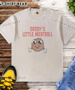 Original Gilmore Daddy's Little Meatball washed t-shirt featuring playful graphics and a comfortable fit.
