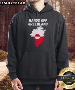 Original Hands Off Greenland Hoodie featuring a stylish design, perfect for eco-conscious fashion lovers.