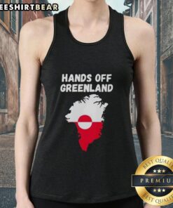 Original Hands Off Greenland tank top featuring a bold design, perfect for eco-conscious fashion enthusiasts.