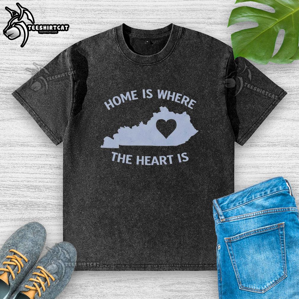 original-home-is-where-the-heart-is-kentucky-heart-washed-t-shirt Original Home Is Where The Heart Is Kentucky Heart Washed T-Shirt, featuring a stylish heart design ideal for Kentucky pride.