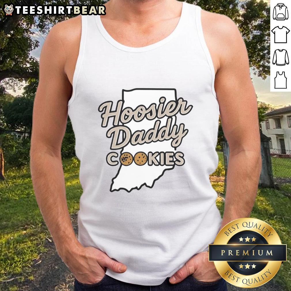 original-hoosier-daddy-cookies-state-tank-top Original Hoosier Daddy Cookies state tank top featuring a fun design, perfect for casual summer outings and baking lovers.