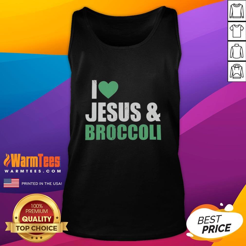original-i-love-jesus-and-broccoli-tank-top Original I Love Jesus and Broccoli tank top featuring a fun graphic design for casual, faith-inspired fashion.