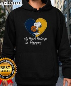Original Indiana Pacers X Snoopy Cartoon Valentine 2026 Hoodie featuring vibrant graphics and a playful design.