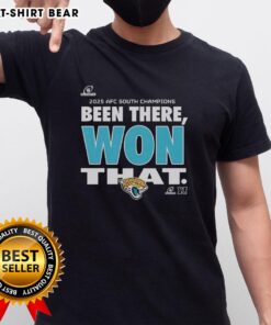 Original Jacksonville Jaguars Been There Won That T-Shirt featuring team colors and logo for avid fans.