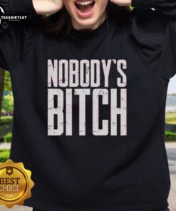 Original Jimmy Uso Nobody's Bitch Sweatshirt featuring bold graphics and a comfortable fit for wrestling fans.