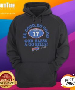 Josh Allen Buffalo Bills Be Good Do Good God Bless hoodie signature design, perfect for fans supporting the team.