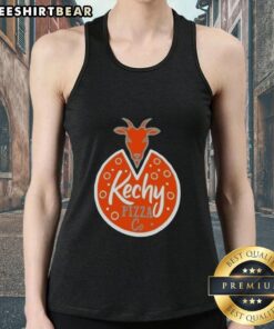 Original Kechy Pizza Co logo on a stylish tank top, perfect for pizza lovers and casual wear enthusiasts.