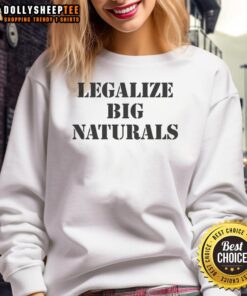Original Legalize Big Naturals Sweatshirt in cozy fabric, featuring a bold graphic design, perfect for casual wear.