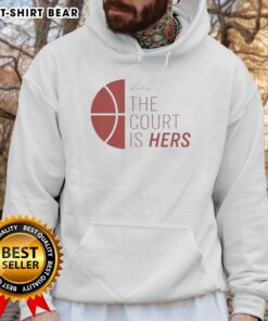 Original Lilly The Court Is Hers Hoodie in stylish design, perfect for basketball fans and casual wear.