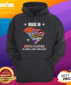 Original Made In South Carolina hoodie featuring a vintage mashup logo design, perfect for state pride and casual wear.