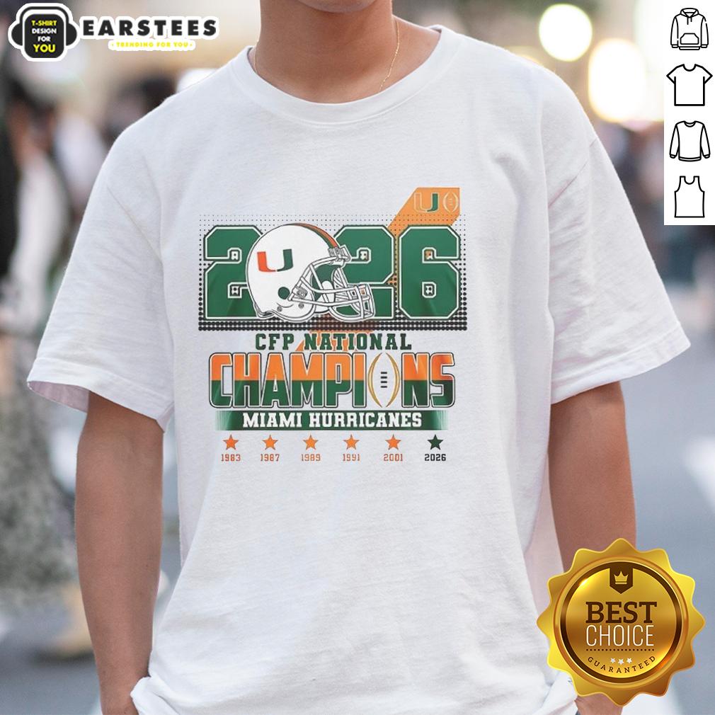 original-miami-hurricanes-cfp-national-champions-2026-helmet-t-shirt-1 Original Miami Hurricanes CFP National Champions 2026 helmet T-shirt featuring vibrant team colors and logo.