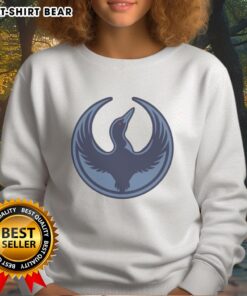 Original Minnesota Rebel Alliance sweatshirt featuring the state bird, Loon, for political protest and activism.