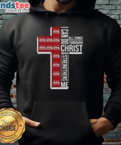 Alt Text: Original Mississippi State Bulldogs women's basketball hoodie with 'I Can Do All Things Through Christ' design.