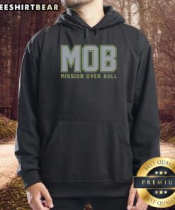 Original Mob Mission Over Bull Seattle Seahawks Hoodie featuring bold graphics and a comfortable fit for fans.