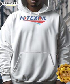 Original Mtex Oil Landman TV Series Logo Hoodie featuring a stylish design for fans of the show.