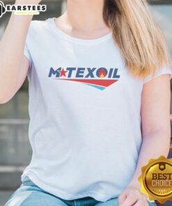 Alt Text: Original Mtex Oil Landman TV Series logo on a stylish ladies tee, perfect for fans of the show.