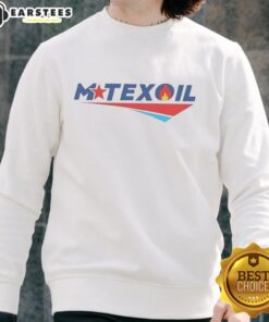 Original Mtex Oil Landman TV Series Logo Sweatshirt featuring bold graphics and comfortable design for fans.