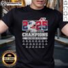 Alt Text: Original New England Patriots 2025 AFC East Division Champions helmet T-shirt featuring team logo and vibrant colors.