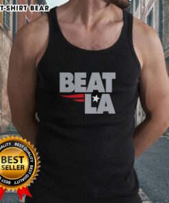 Original New England Patriots Beat La tank top featuring team colors and logo, perfect for game day or casual wear.