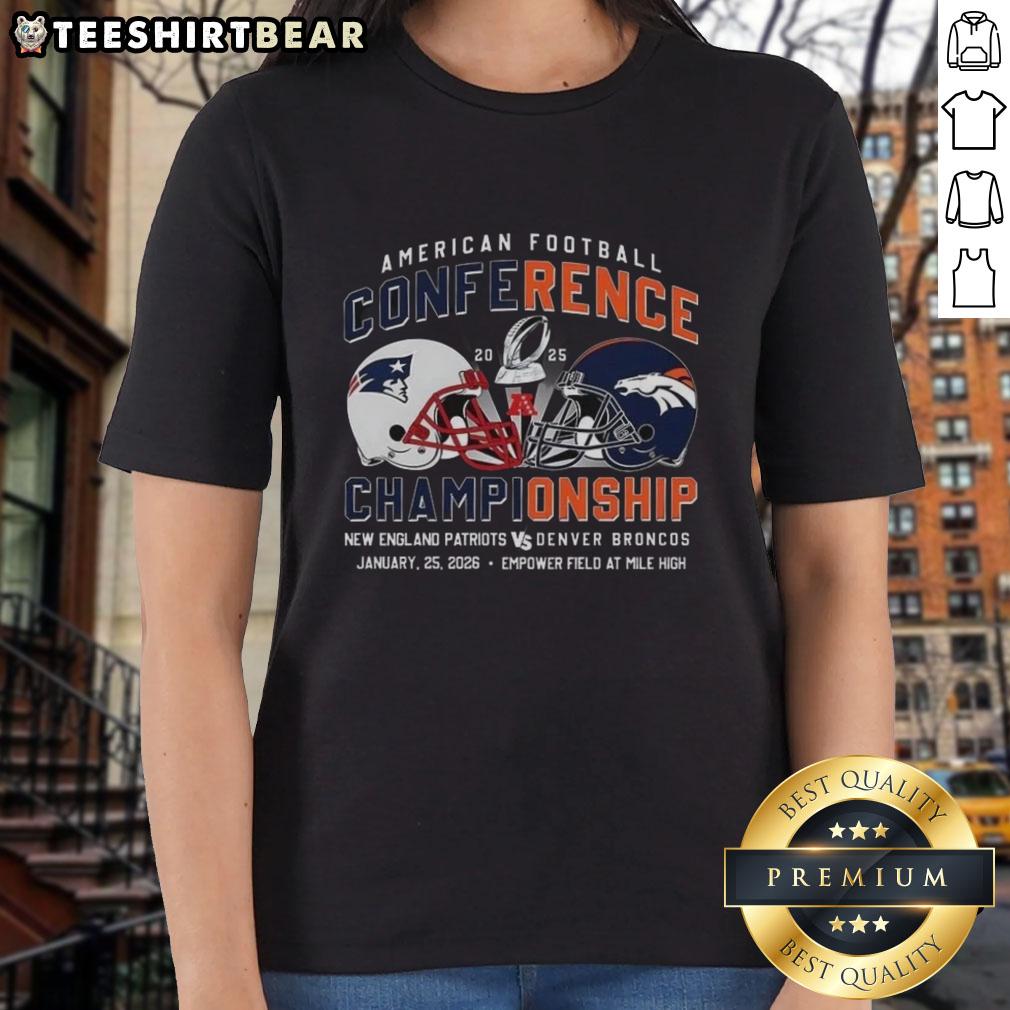 original-new-england-patriots-vs-denver-broncos-american-football-conference-2025-helmet-ladies-tee Alt Text: 2025 New England Patriots vs Denver Broncos American Football Conference helmet design on a ladies tee.