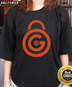 Alt Text: Original New York Knicks OG Lock ladies tee in vibrant colors, perfect for female fans showing team pride.