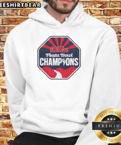 Original Ole Miss Rebels Champions Vrbo Fiesta Bowl CFP 2026 logo hoodie featuring bold team colors and design.