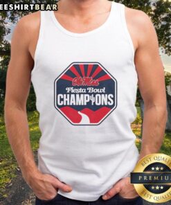 Alt Text: Original Ole Miss Rebels Champions Vrbo Fiesta Bowl CFP 2026 logo tank top featuring vibrant team colors and design.