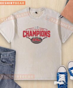 Original Ole Miss Rebels Champions Vrbo Fiesta Bowl CFP 2026 washed t-shirt featuring team logo and vibrant colors.