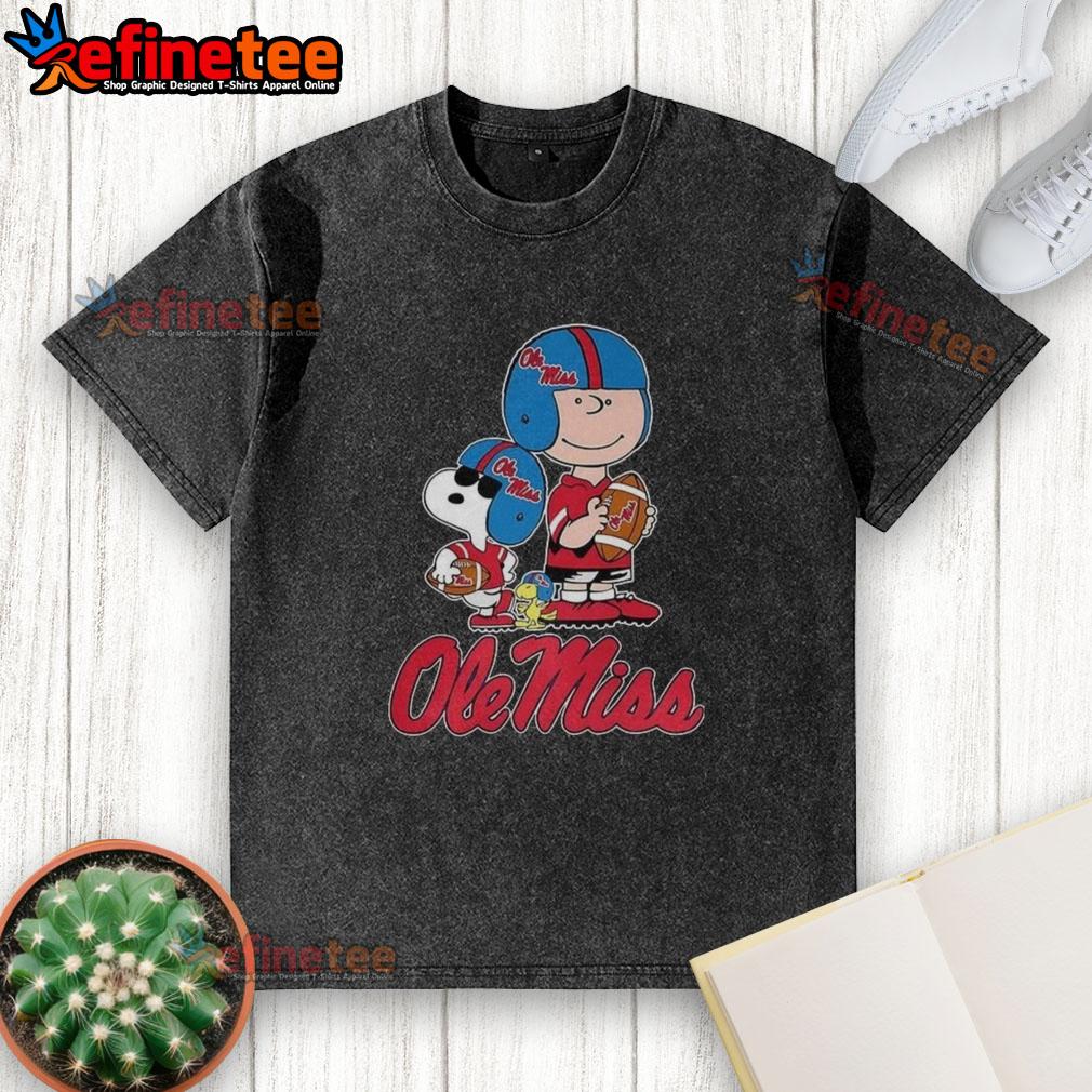 original-ole-miss-rebels-x-peanuts-cartoon-characters-football-lover-washed-t-shirt Alt Text: Original Ole Miss Rebels X Peanuts cartoon characters football lover washed t-shirt featuring playful designs.