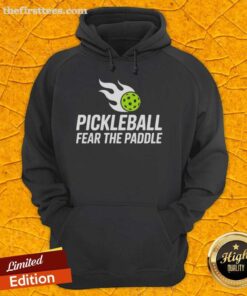 Original Pickleball Fear The Paddle Hoodie in vibrant colors, perfect for pickleball enthusiasts and sports lovers.