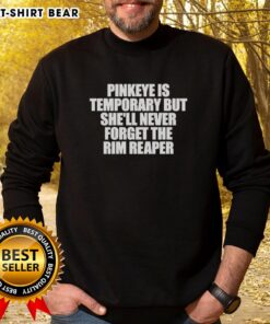 Original Pinkeye sweatshirt featuring 'Rim Reaper' design, perfect for trendy fashion lovers and casual wear enthusiasts.