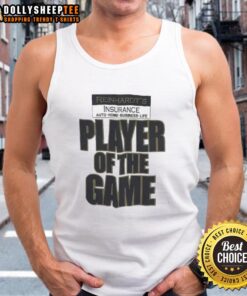 Original Reinhardt's Player of the Game tank top featuring bold graphics and comfortable fabric for gamers.