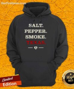 Original Salt Pepper Smoke Texas Hoodie featuring a stylish design perfect for casual wear and showcasing Texas pride.