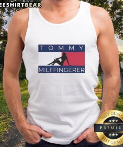 Original Shadow Girl Tommy Milffingerer logo tank top featuring a stylish design and vibrant colors.