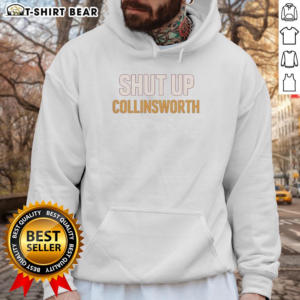 Original Shut Up Cris Collinsworth Football Funny Hoodie Funny hoodie featuring Cris Collinsworth with 'Shut Up' slogan, perfect for football fans and casual wear.