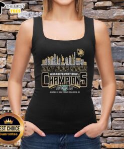 Original Skyline Army Black Knights Wasabi Fenway Bowl Champions 2025 Tank Top featuring bold team graphics.